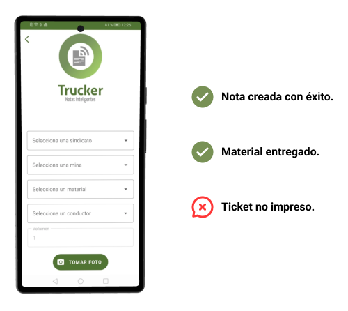 Sistema de control de acarreos - Trucker